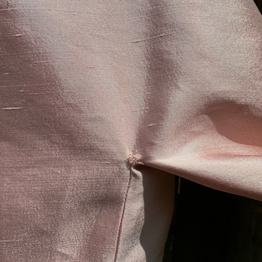 Vintage Briny Marlin Women's Pink Silk Jacket Set Union Made in USA! - Picture 7 of 16